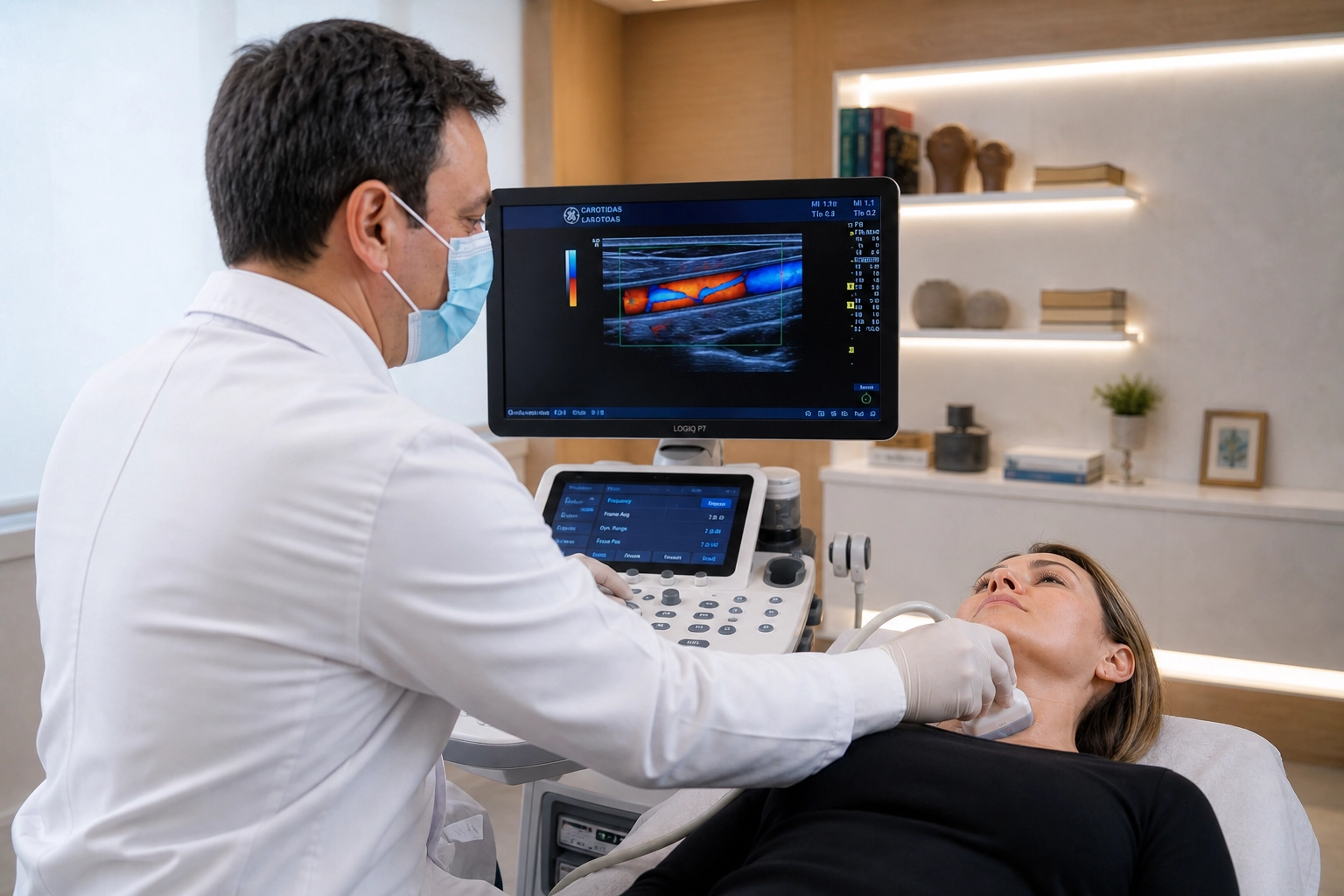 Ultrassom com Doppler de Carótidas, Aorta, Ilíacas e Membros Inferiores